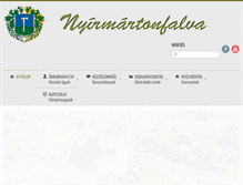 Tablet Screenshot of nyirmartonfalva.hu